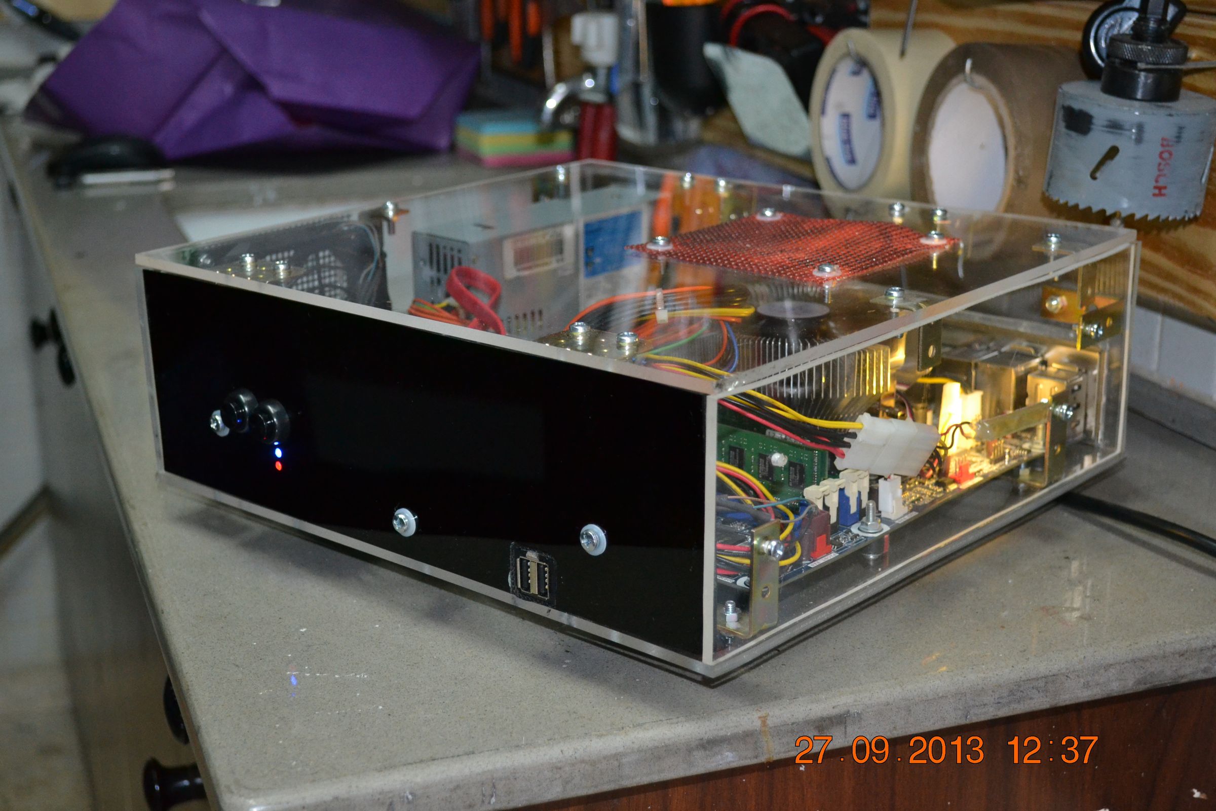 Plexiglas Computer
