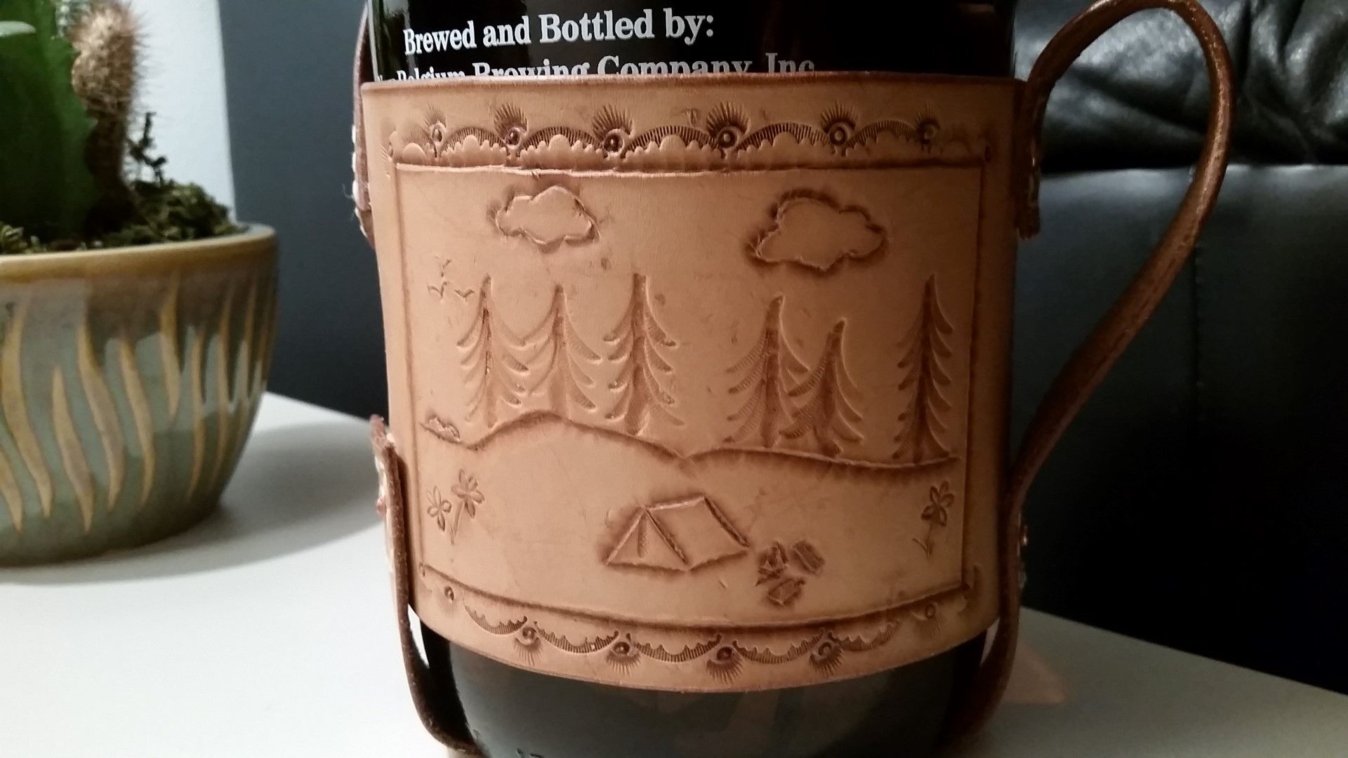 Leather Beer Growler Holder 7 Steps (with Pictures) Instructables