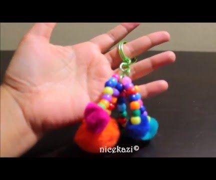Pom Pom Key-chain DIY 