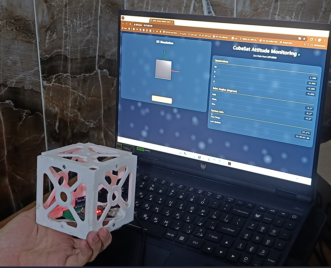 3D CubeSat Attitude Simulation