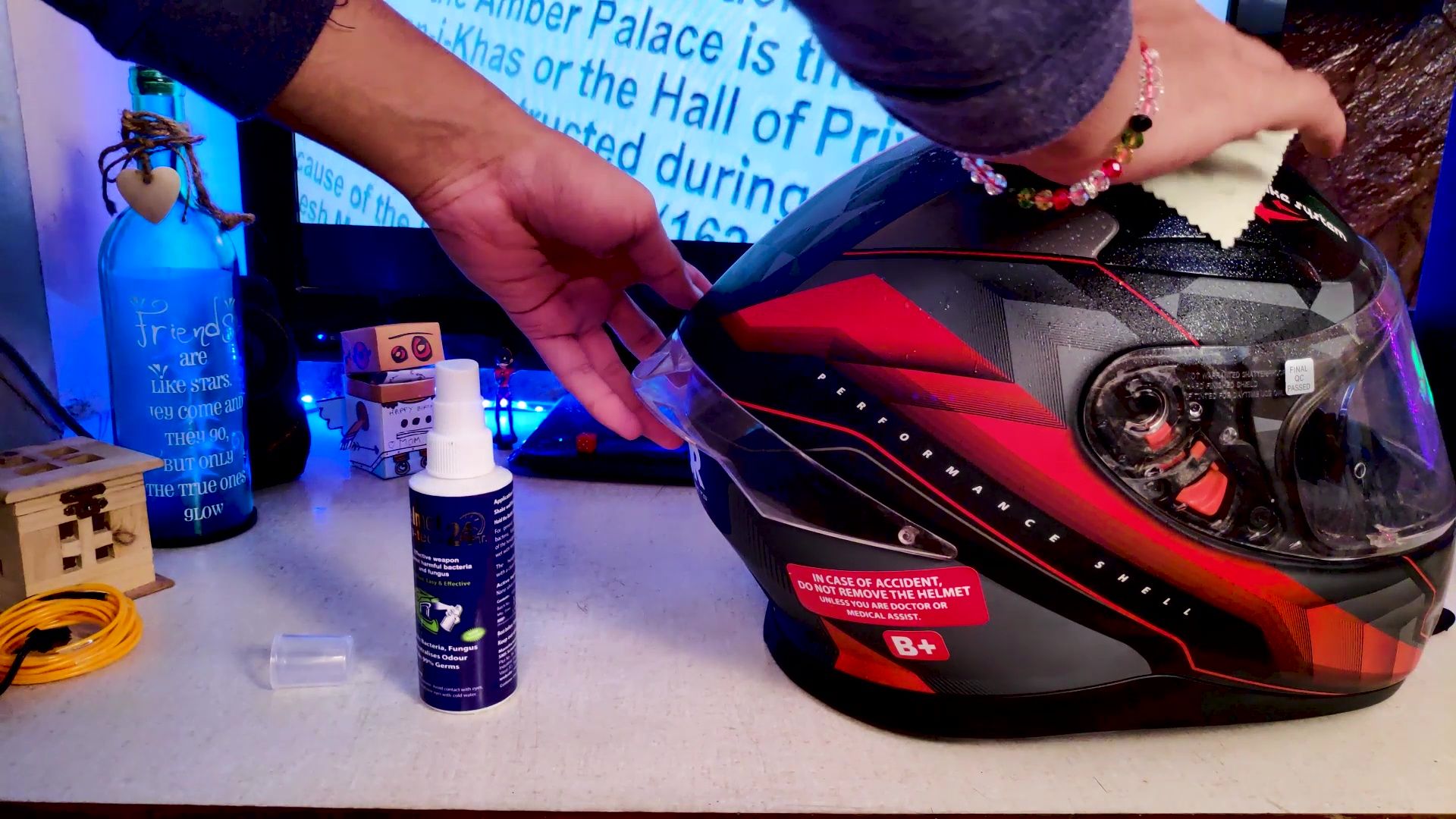 How to Install EL WIRE on Your Motorcycle Helmet 6 Steps Instructables