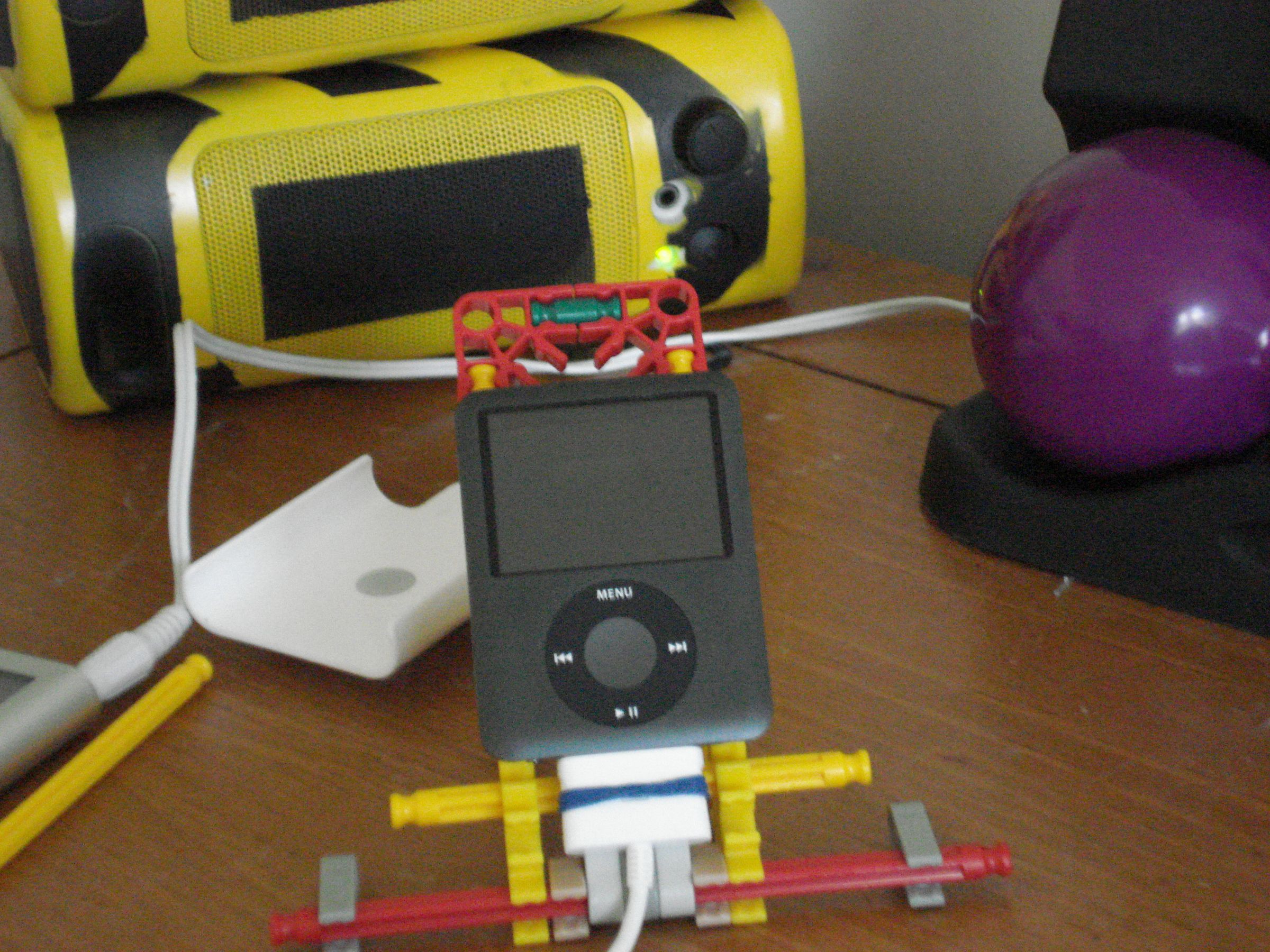 A K'nex iPod Dock for all Ages!