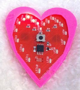 How to Make a Charlieplexed LED Heart