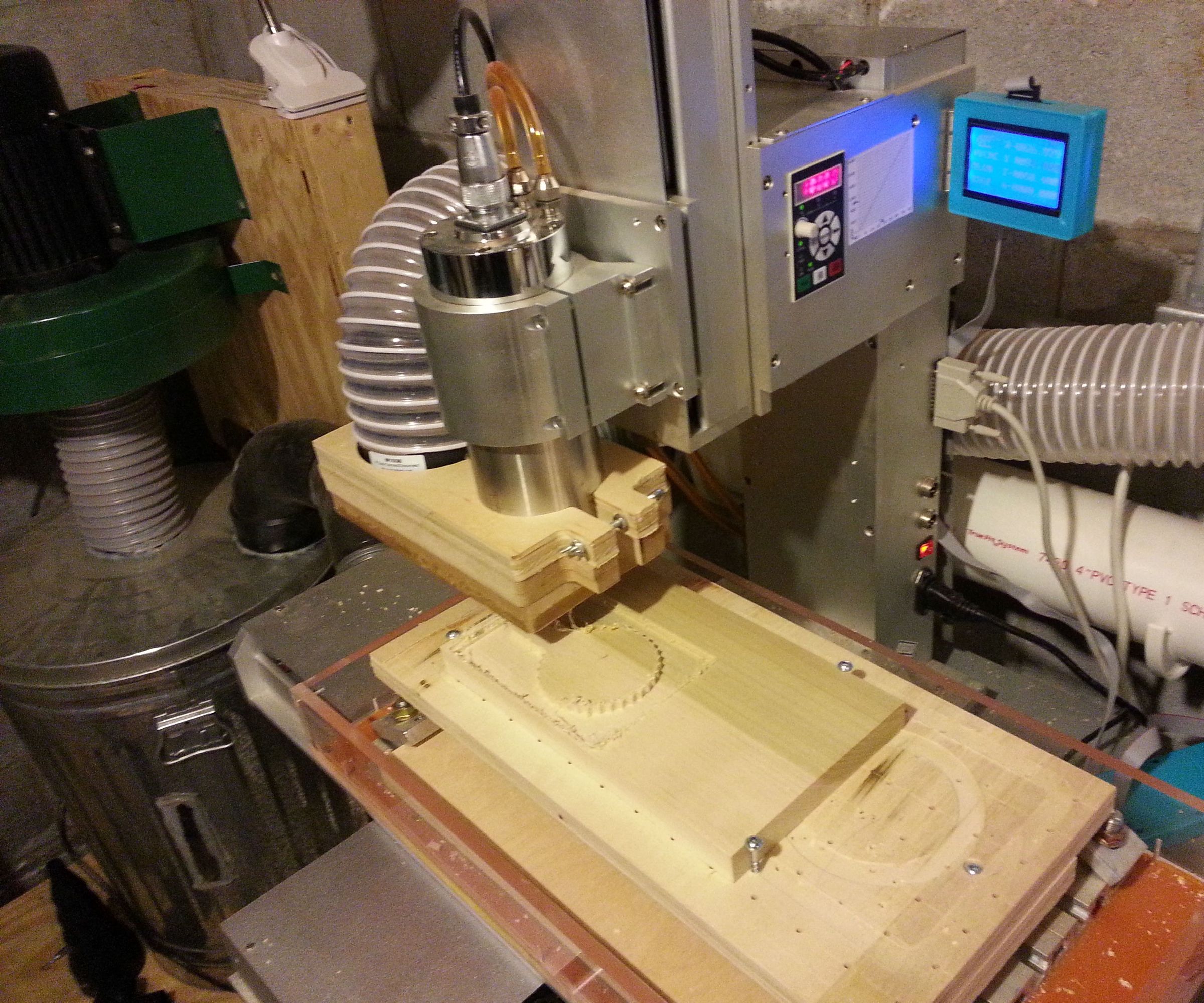 CNC Dust Shoe With a View