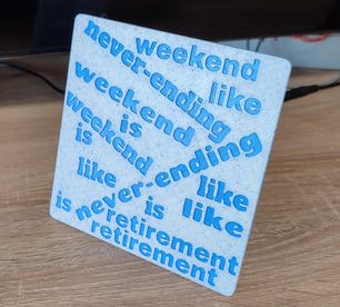 Turn Words Into Art: Design & 3D Print a Personalized Word Cloud Message