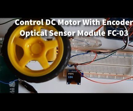Control DC Motor With Encoder Optical Sensor Module FC-03