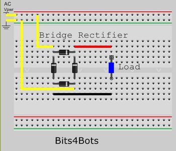Bits4Bots - Make a Bridge Rectifier From Diodes : 3 Steps - Instructables