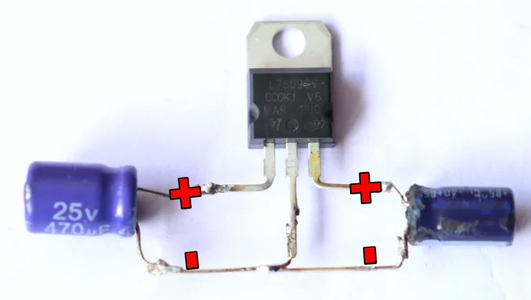 Connect Input Power Supply Clip