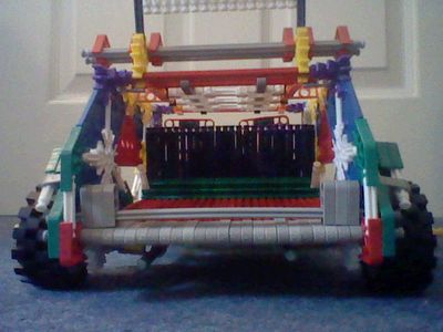 Knex Car With Large Trunk Space Crash Test.