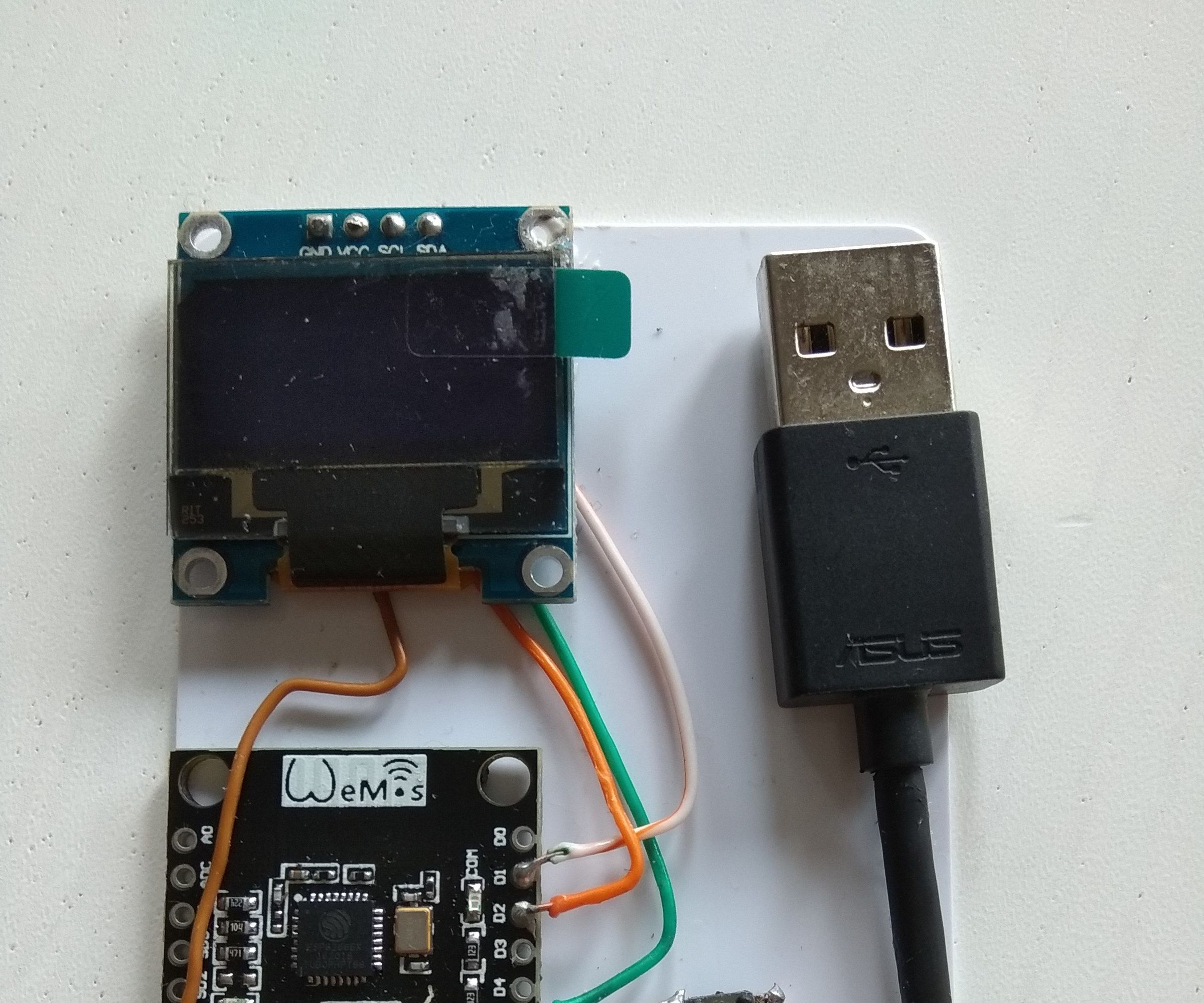Credit Card Sized Deauther With Oled Screen