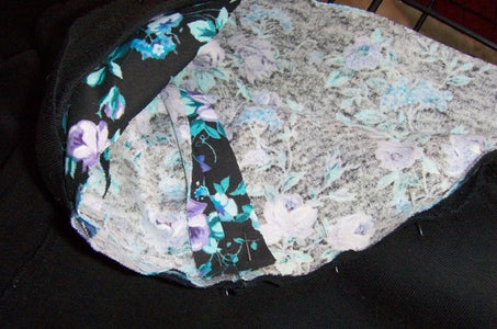 Pinning the Skirt to the Shirt