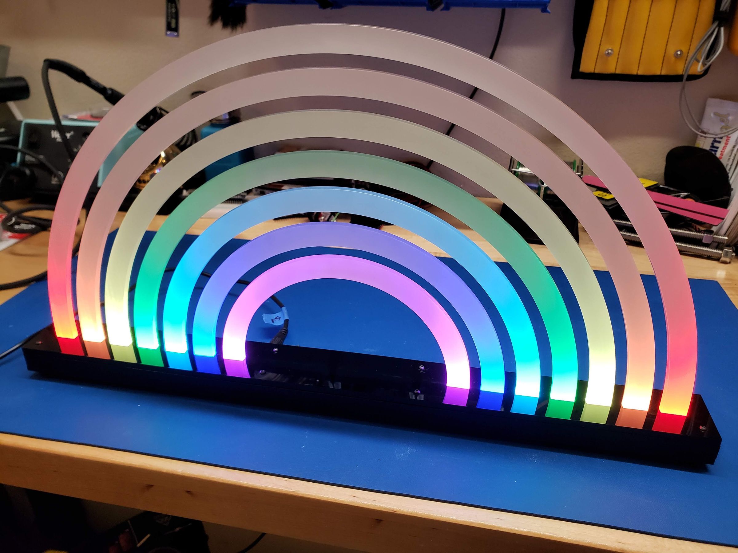 Make An Acrylic Rainbow Light 16 Steps With Pictures Instructables