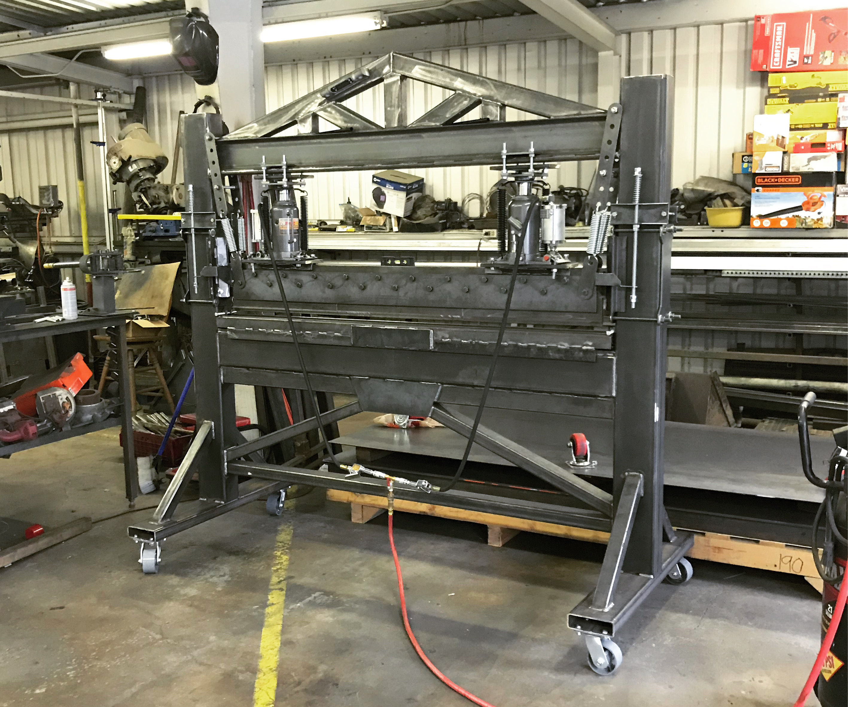 Building a 40 Ton Hydraulic Press Brake Machine