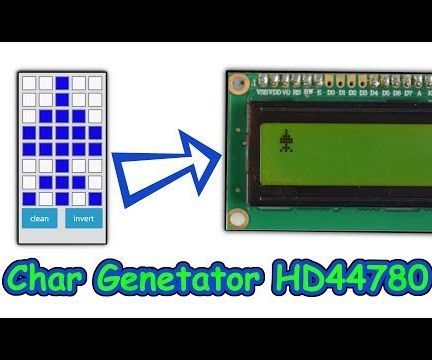 Char Generator for HD44780