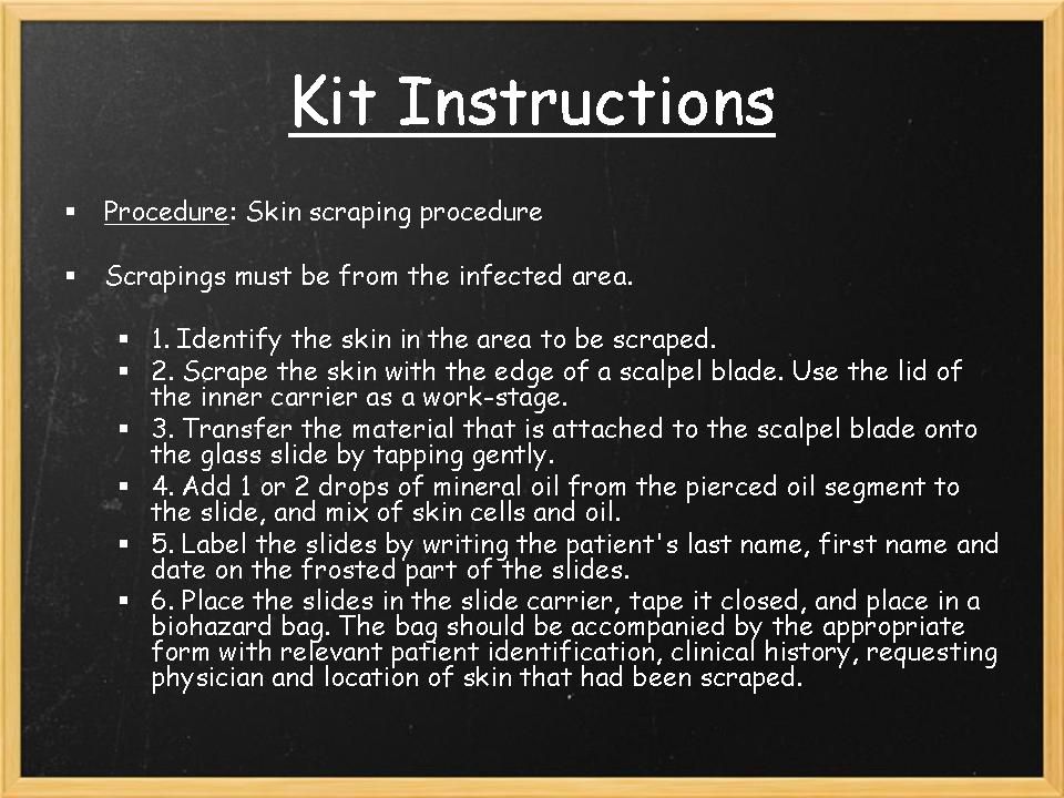 Skin Scraping For Scabies
