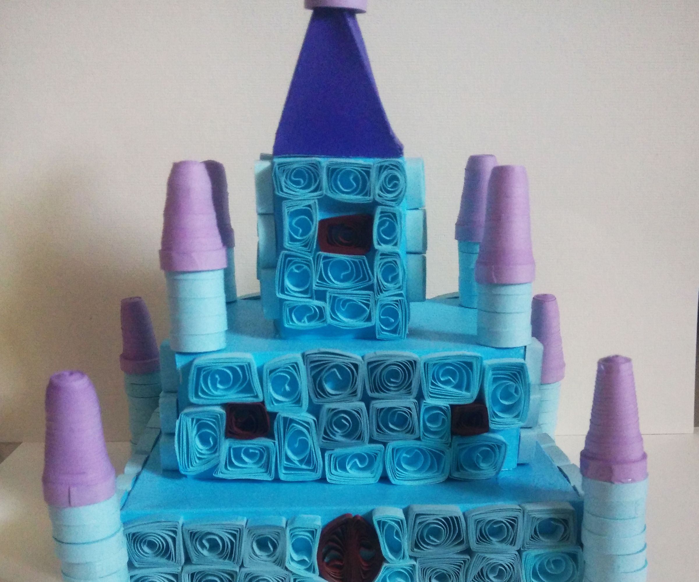 Quilled 3d Castle
