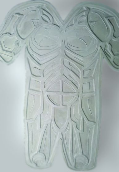 Dremel a Batman Foam Board Master for a Plaster Mold