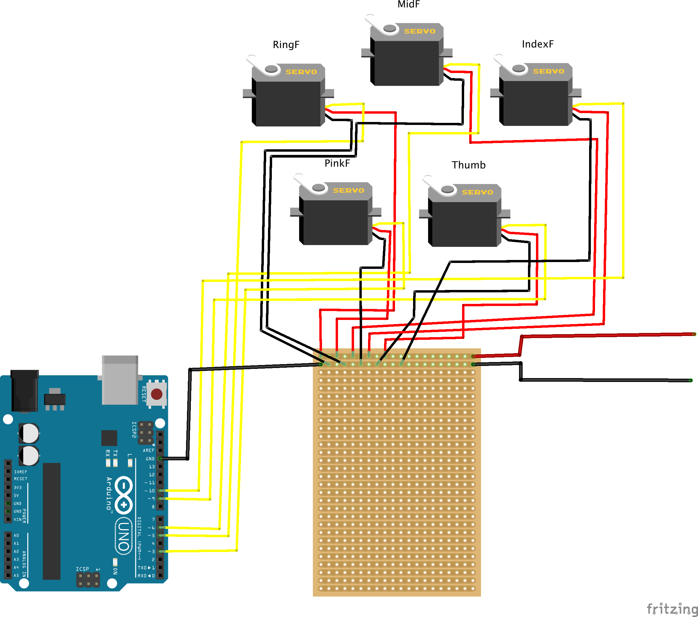 Robot Hand Control Leap Motion, JavaScript, Node.js, and Arduino! 5