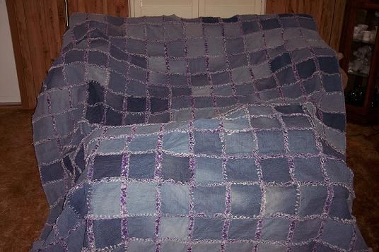 Frayed Denim Quilt