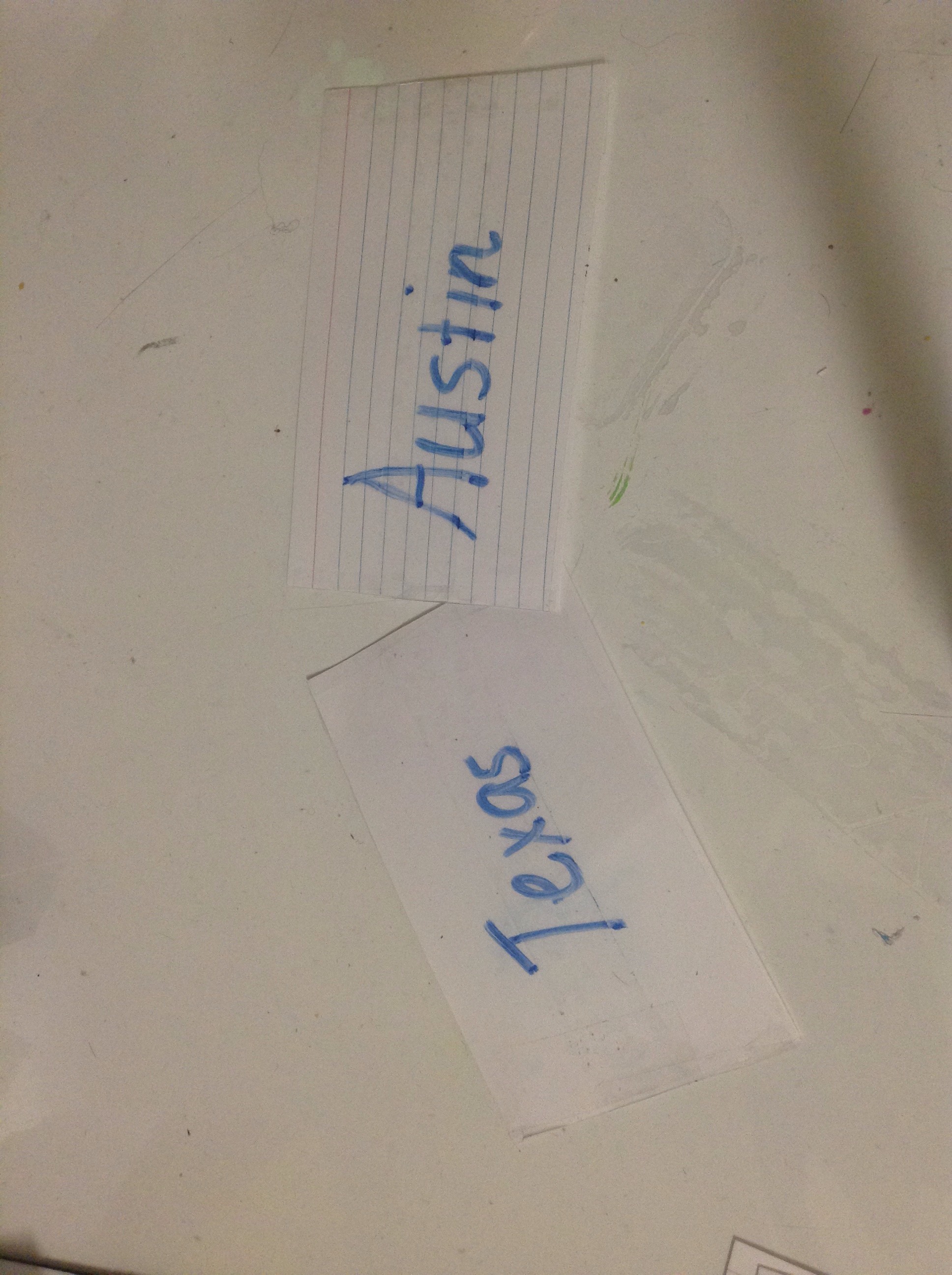 Mini Double sided White Boards