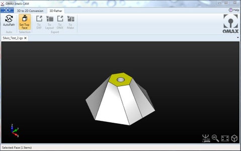 Generate Toolpaths in IntelliCAM