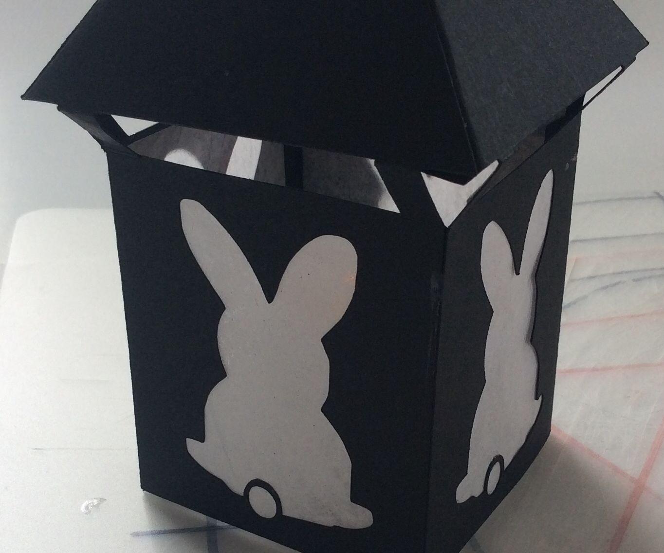 Four Sided Mini Tealight Lantern