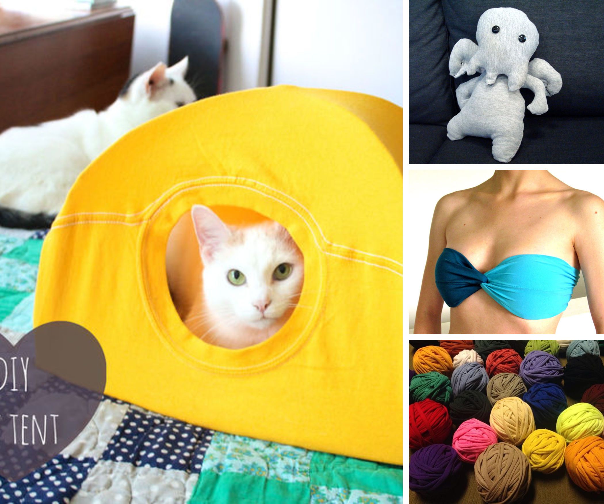 20 Unusual Uses for T-Shirts