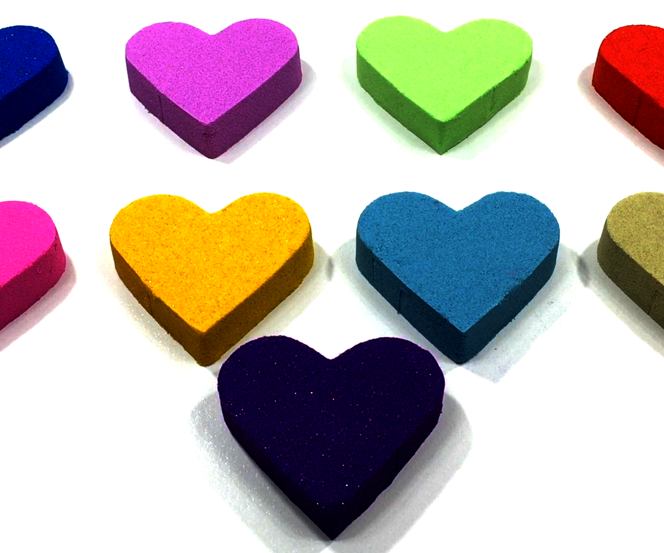 How to Make Kinetic Sand Heart | Learn Numbers for Kids
