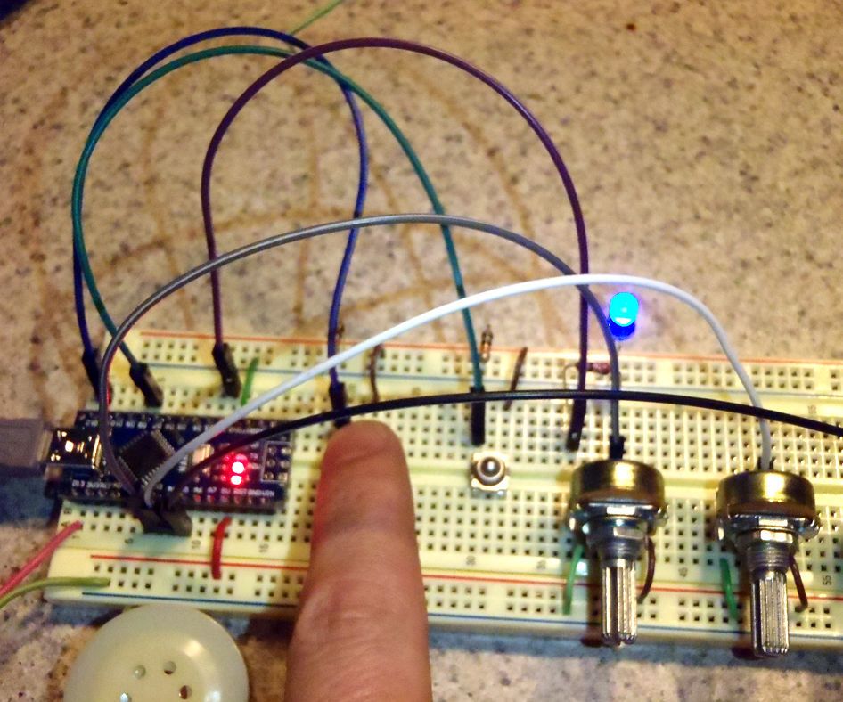 Quasaar Box - on Breadboard