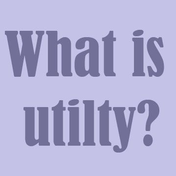 Introduction to Utility