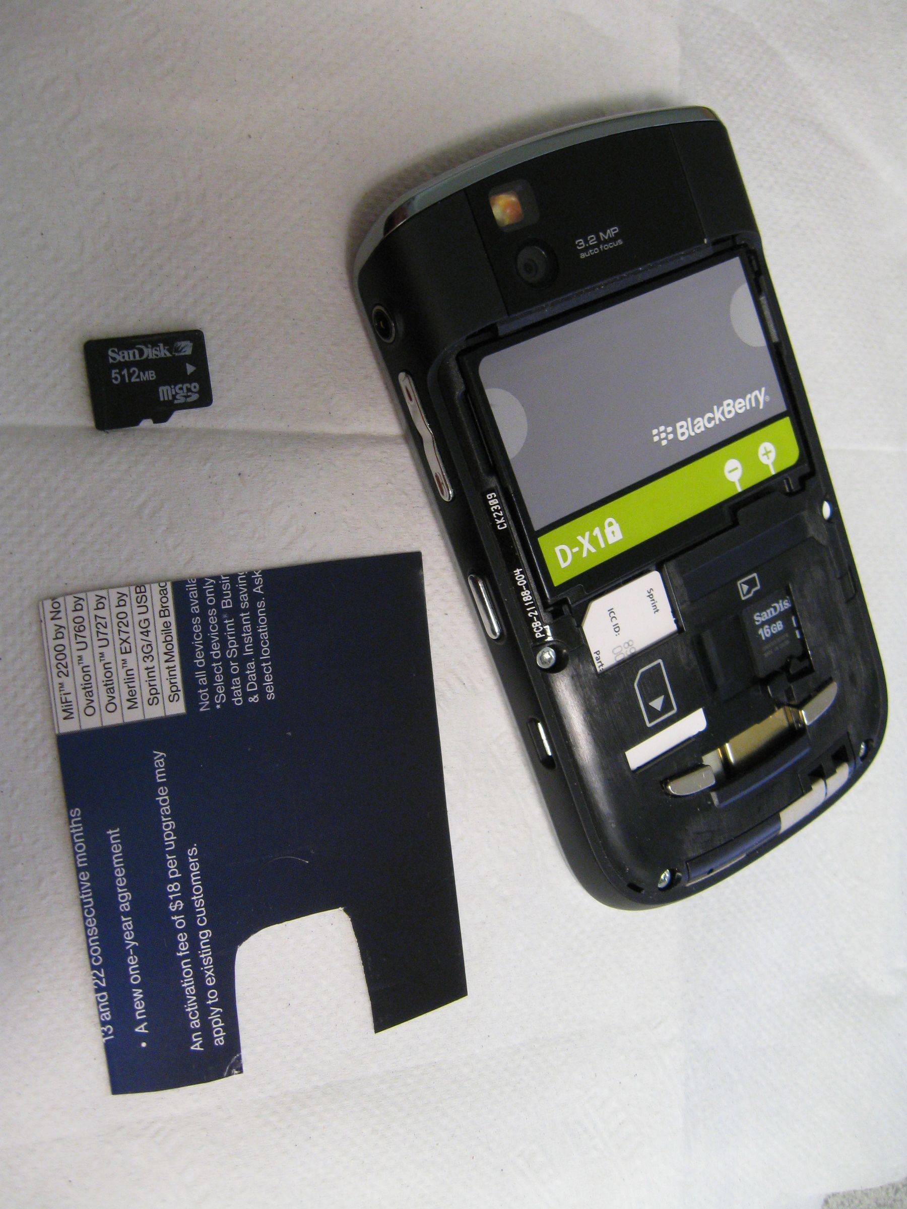 Blackberry Tour Memory Card Hack and How to Fix Your Battery Door