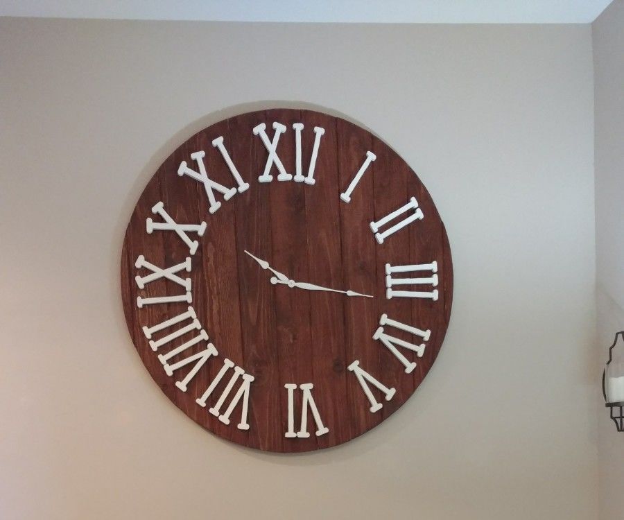 Huge Roman Numeral Clock