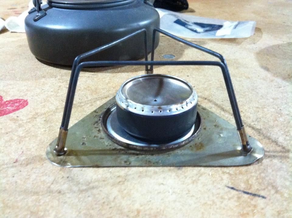 Alcohol Stove and Stand