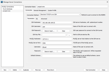 Make an Connection for the Database