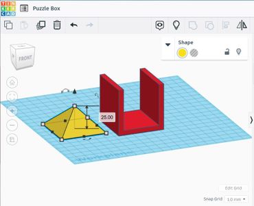 Create the Angled Shape.