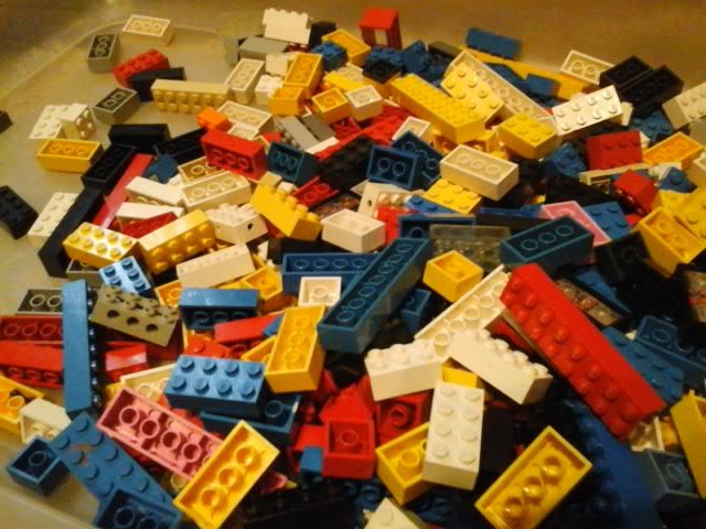 Panning for Bricks,  Lego Bricks