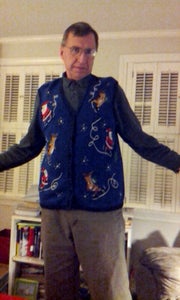 Skating Reindeer Christmas Sweater