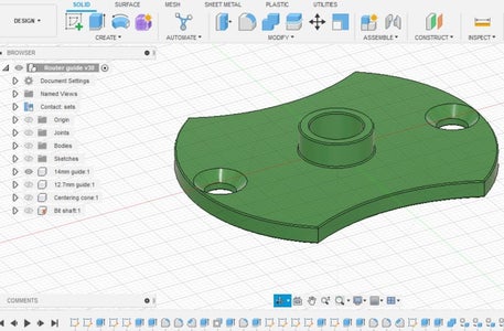 DIY Router Guides, Collars and Templates With Fusion 360 : 8 Steps ...