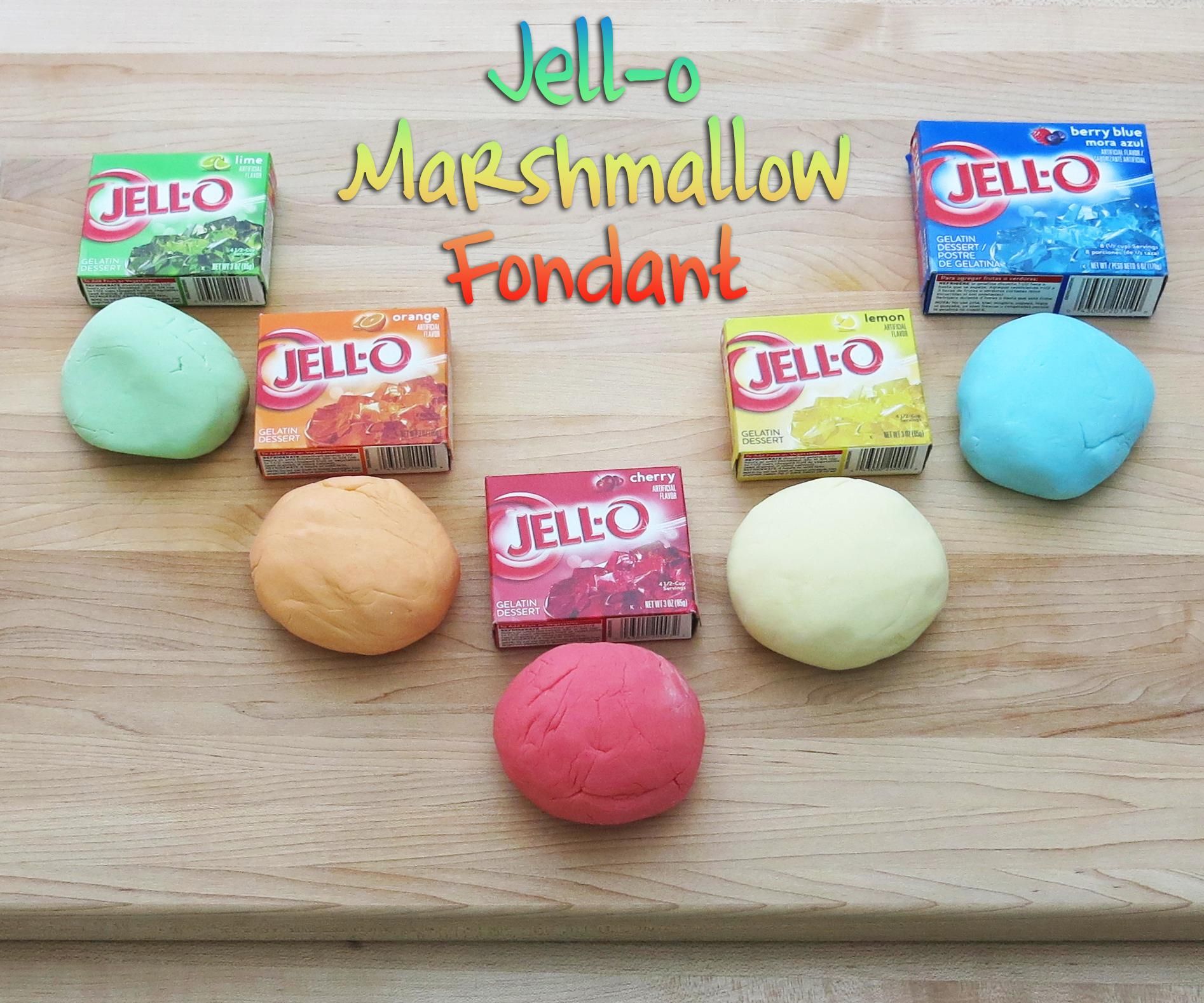 Jell-O Marshmallow Fondant