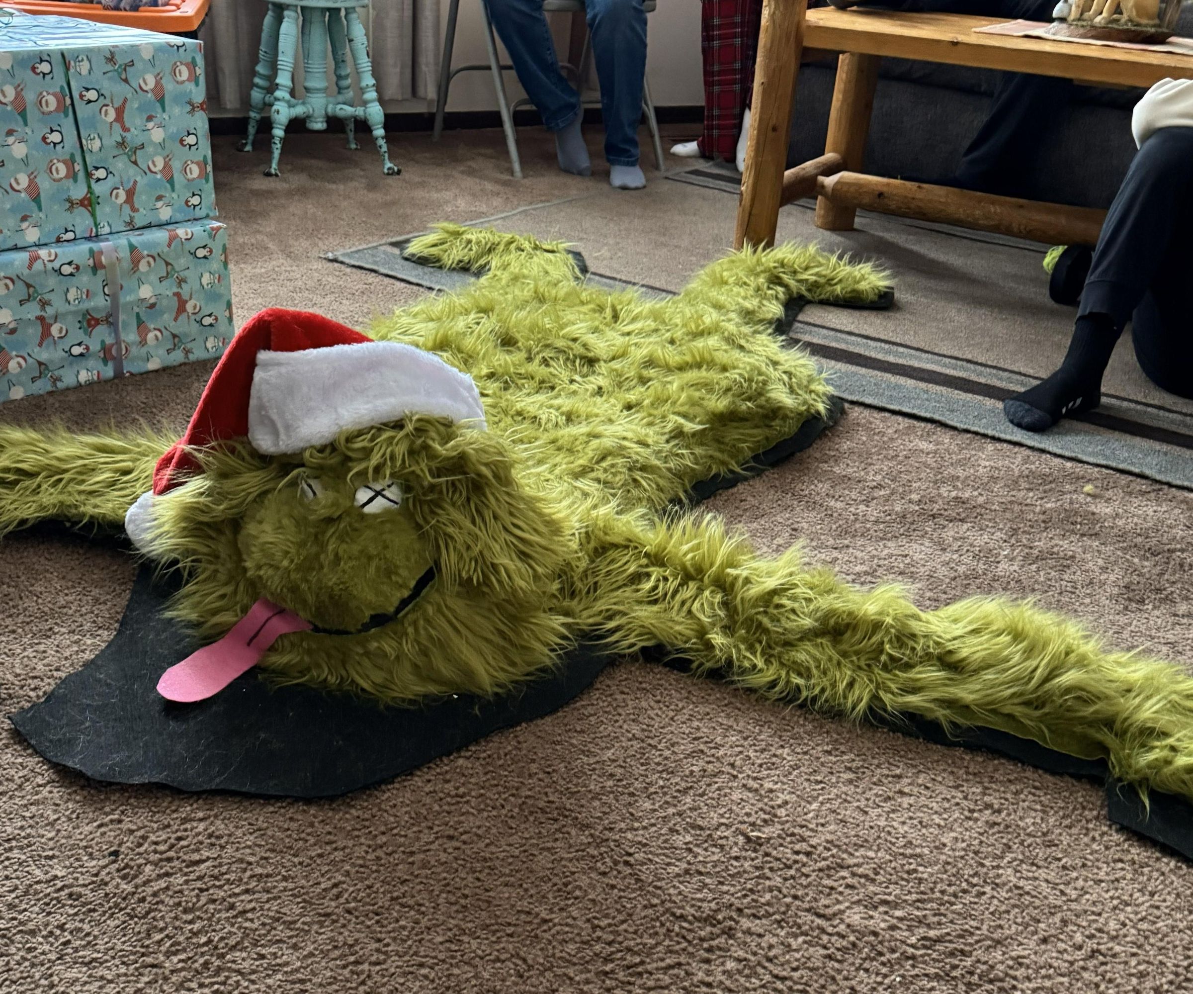 Grinch Skin Rug