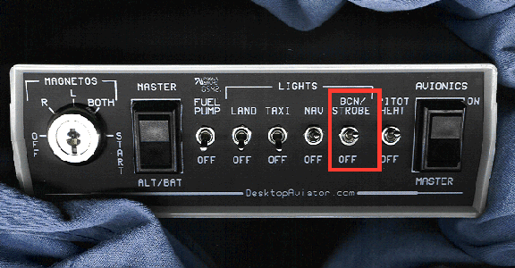 Turn on the Flashing Beacon