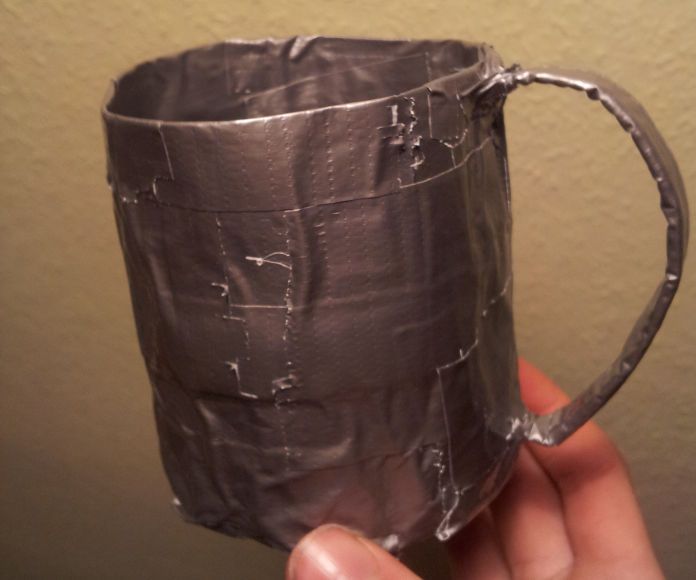 100% Waterproof Ducttape Mug