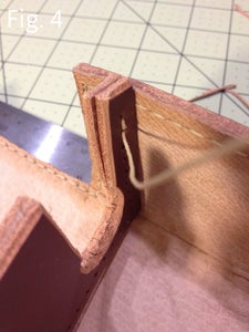 Box Stitching and Finishing Your Case