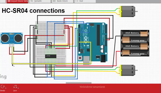 Arduino - Obstacle Avoiding Robot (with L293D) : 11 Steps (with ...