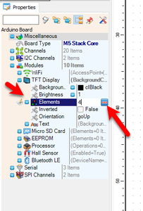 In Visuino Set Components
