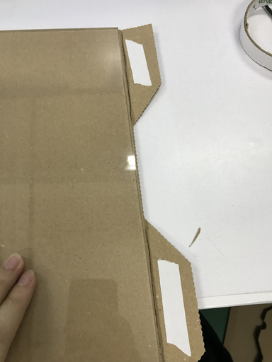 第三步:搭建连接图表的纸板