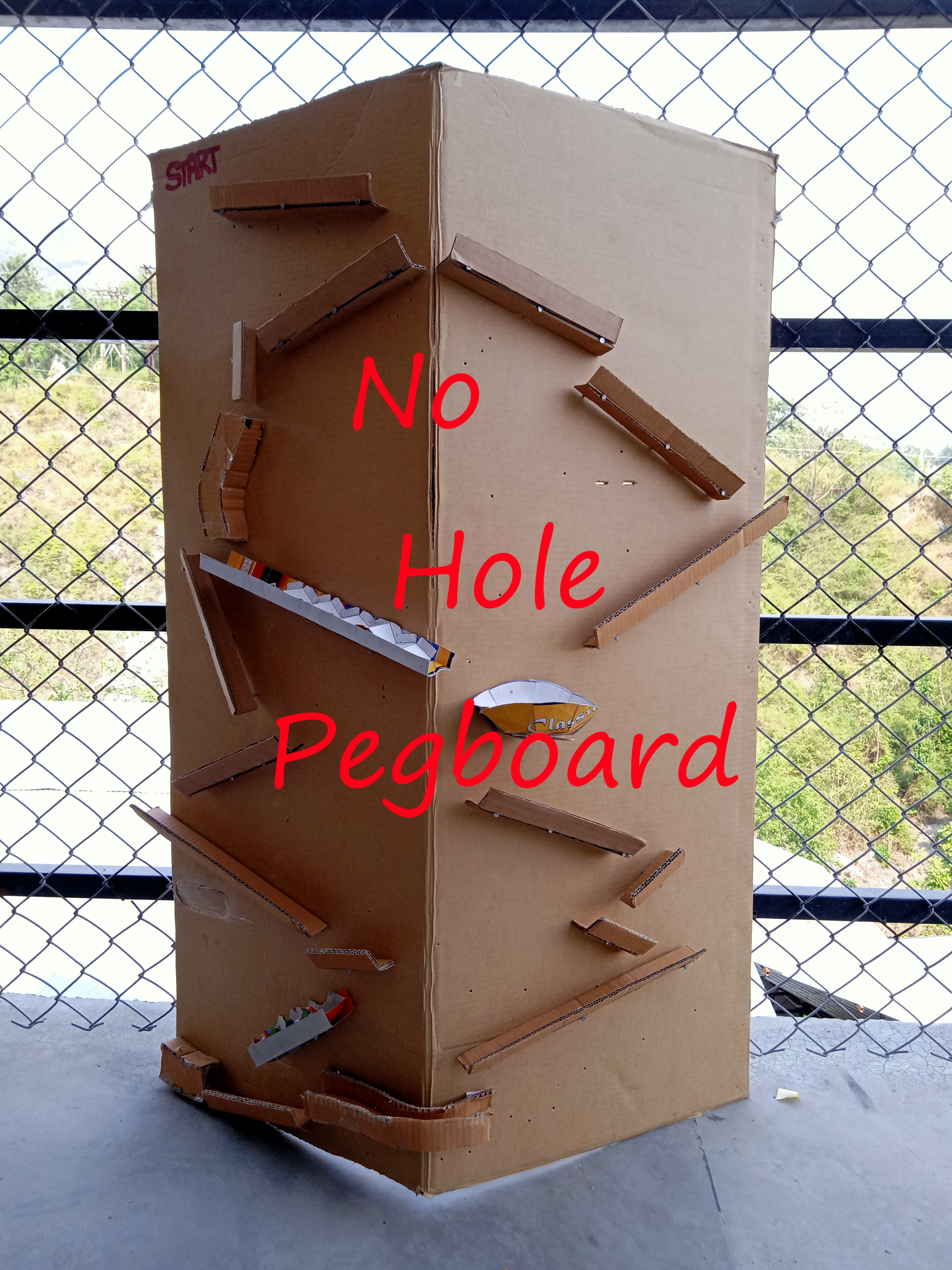 Slowest Marble Wins Game From Waste 5 Steps Instructables