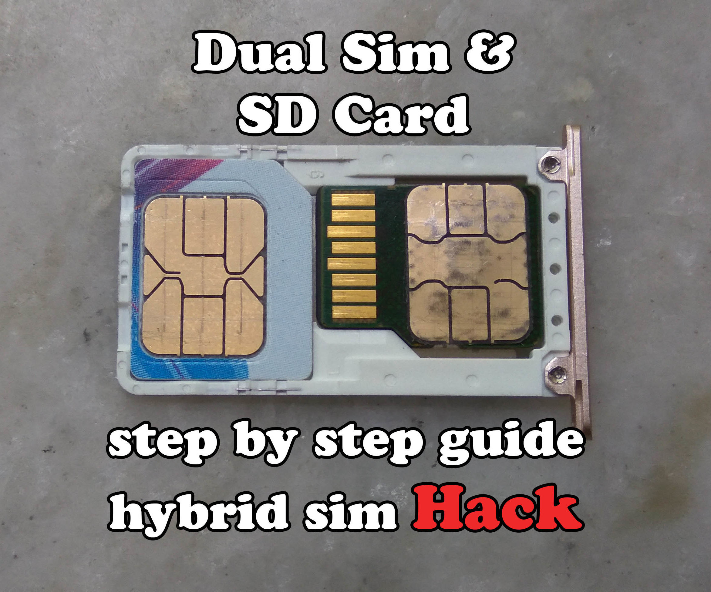 Dual Sim & SD Card Simultaneously on Xiaomi Redmi Note 3  Step by Step Guide