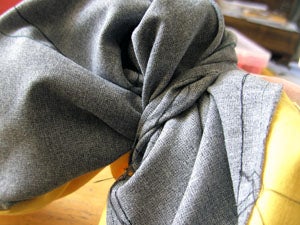 Turn Inside Out and Topstitching