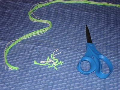 Wrap the String Around the Tube and Weight.